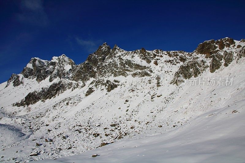 Ischgl / Samnaun滑雪场，奥地利冬季